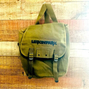Unisex Musette Bag Canvas Linkin Park Backpack